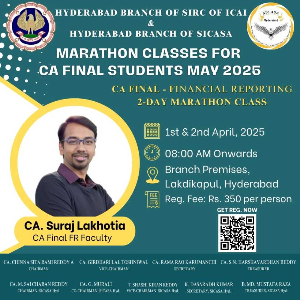 Marathon Classes for CA FINAL Students