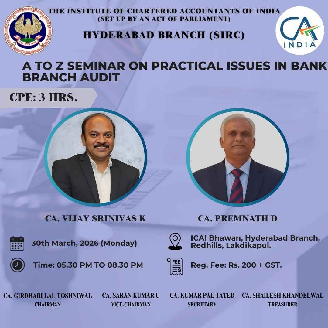 A to Z of Bank Audit Seminar