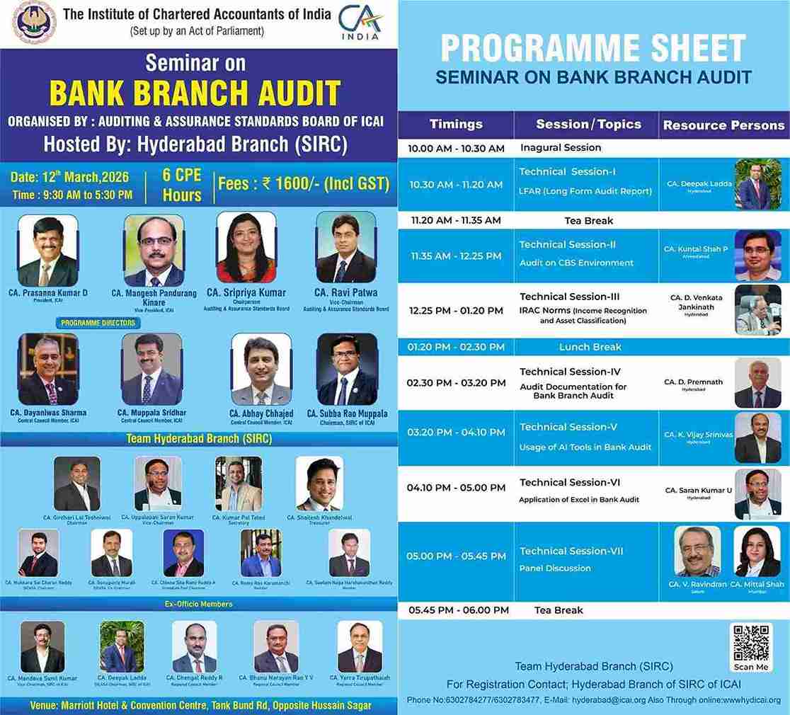 Seminar on Bank Branch Audit (SPOT)