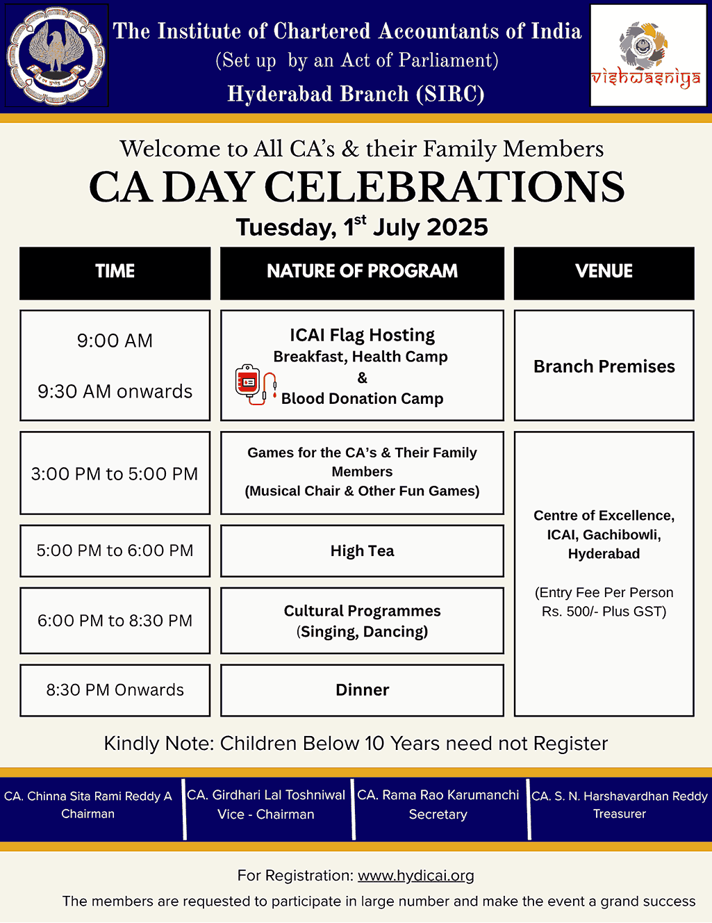 CA DAY CELEBRATIONS