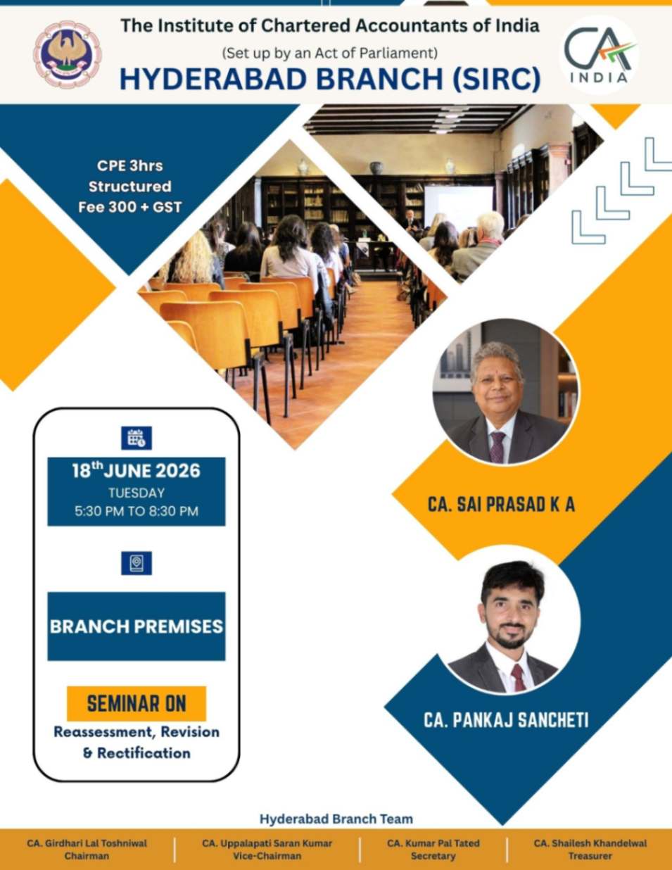 Seminar on Reassessment, Revision  &  Rectification