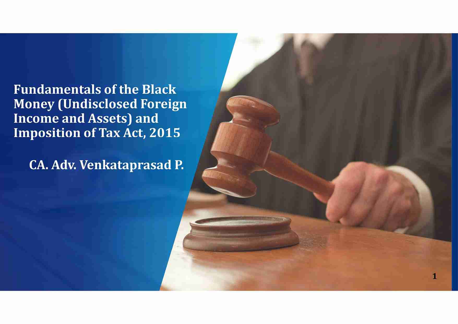 2 Days Workshop on CA’s TOOLKIT: PRACTICAL GUIDE TO APPEALS & REPRESENTATION 