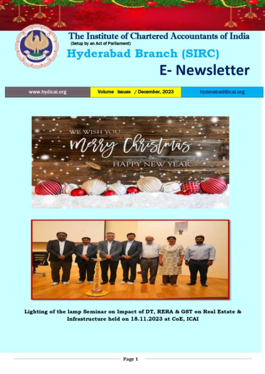 December Newsletter 2023