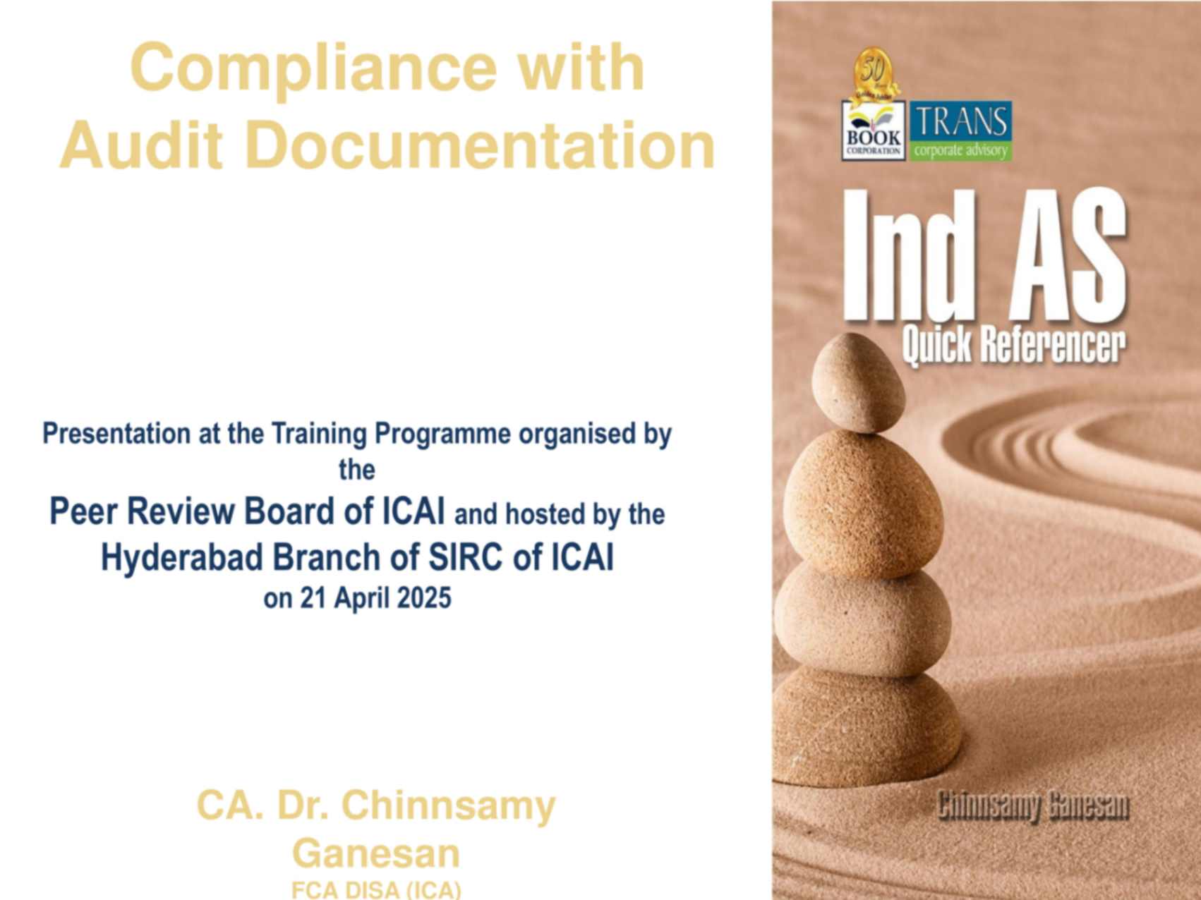 ONE DAY TRAINING PROGRAMME FOR PEER REVIEWERS