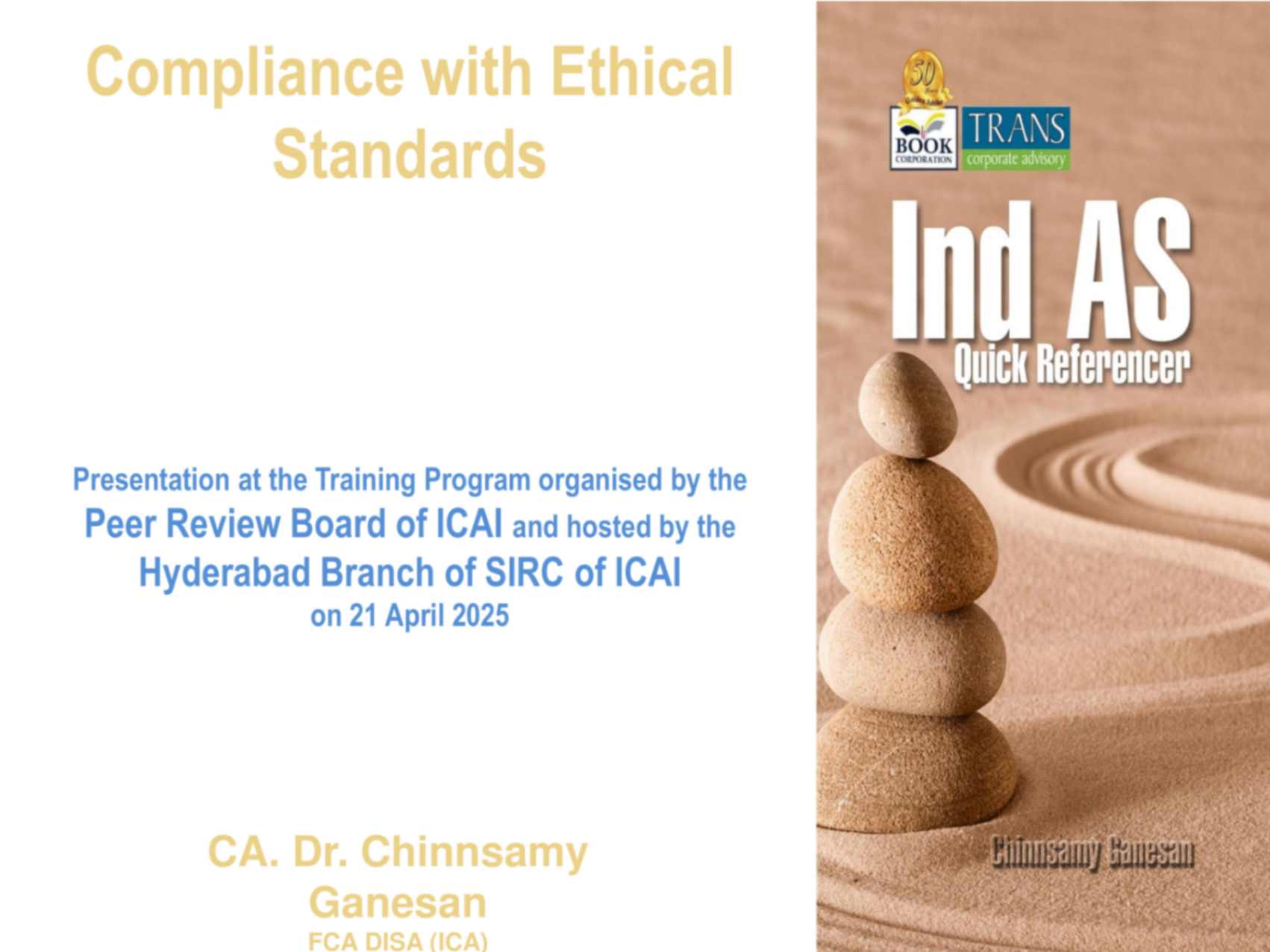 ONE DAY TRAINING PROGRAMME FOR PEER REVIEWERS