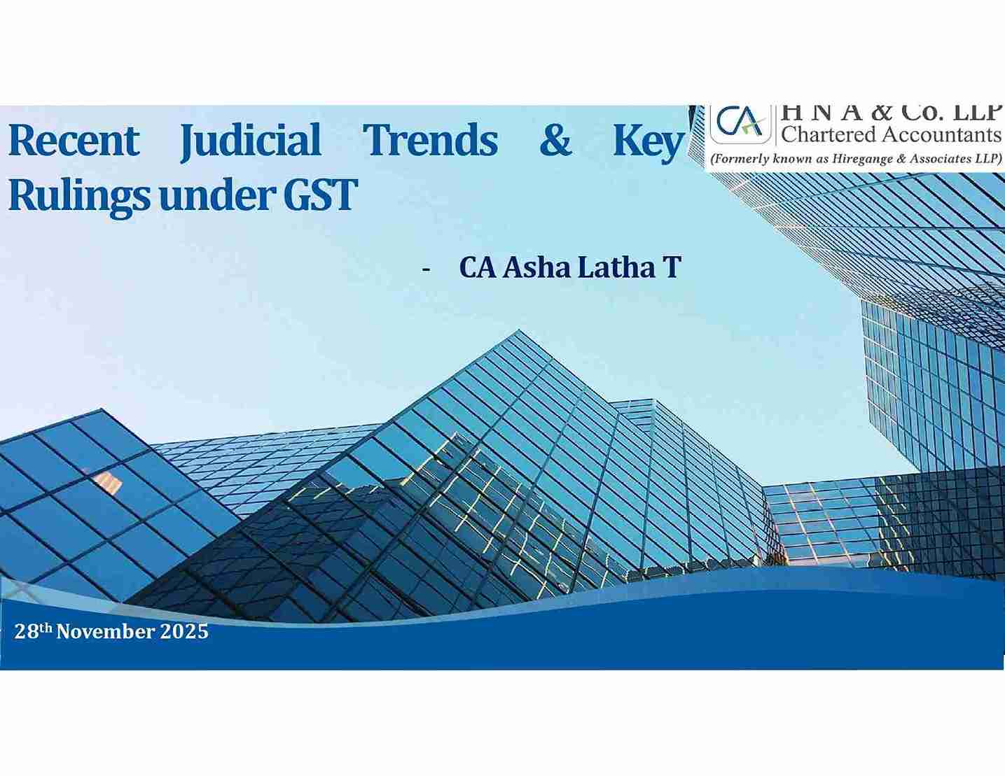 Seminar on Writ remedies under GST and Recent Judicial pronouncements