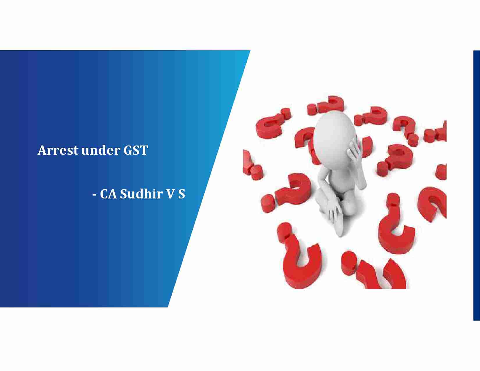 Seminar on Search, Inspection, Seizure and arrest and Registration (focus on Recent amendments)